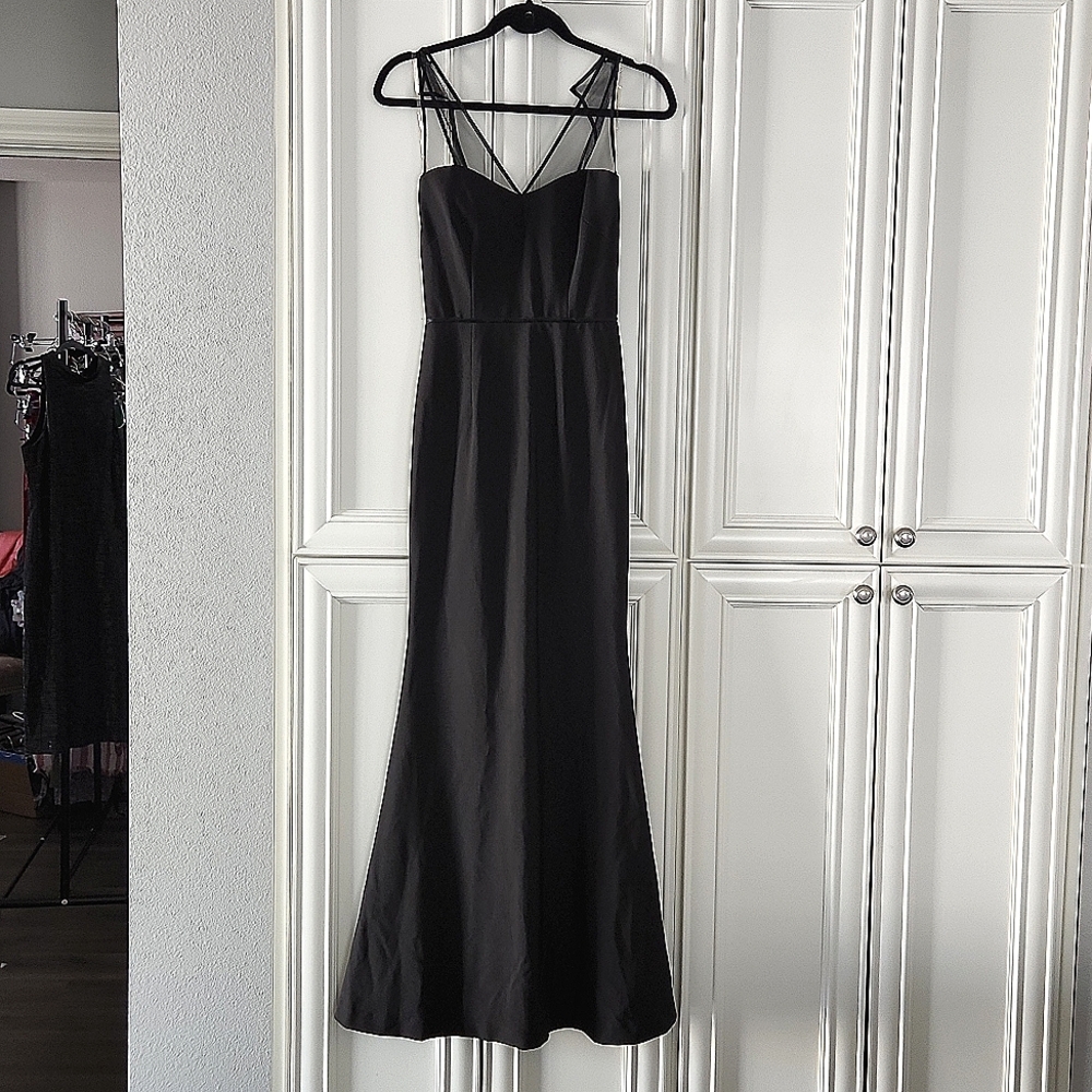 NWT JS COLLECTIONS - Illusion Cut-Out Ball Gown - Picture 5 of 10